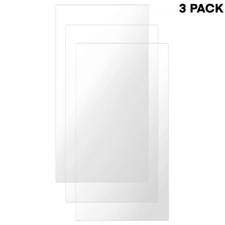 Adiroffice 12" x 24" x 1/8" Clear Plexiglass Acrylic Sheet, PK3 ADI1224-3-C